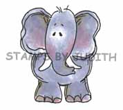 H-48 Med. Facing Elephant